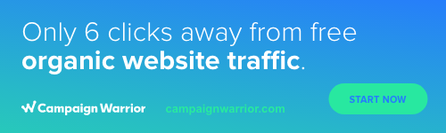 Campaign Warrior New Website