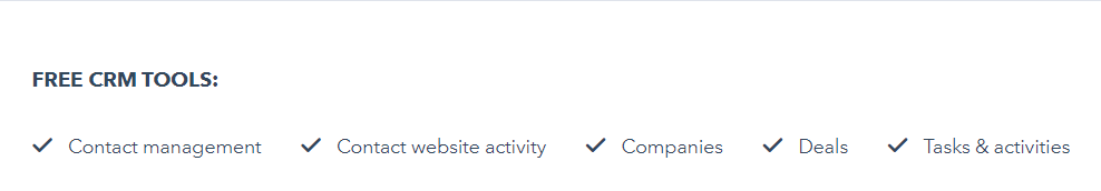 HubSpot CRM tools 